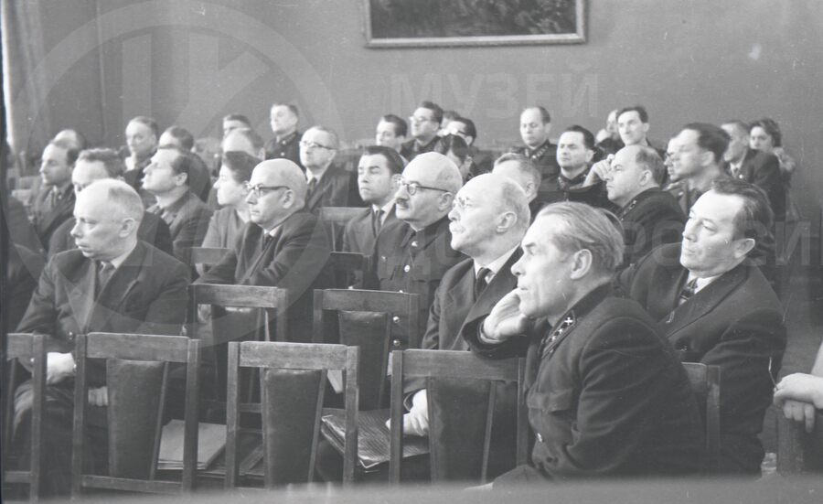 Заседание технического совета по скоростному движению поездов. 1961 г.