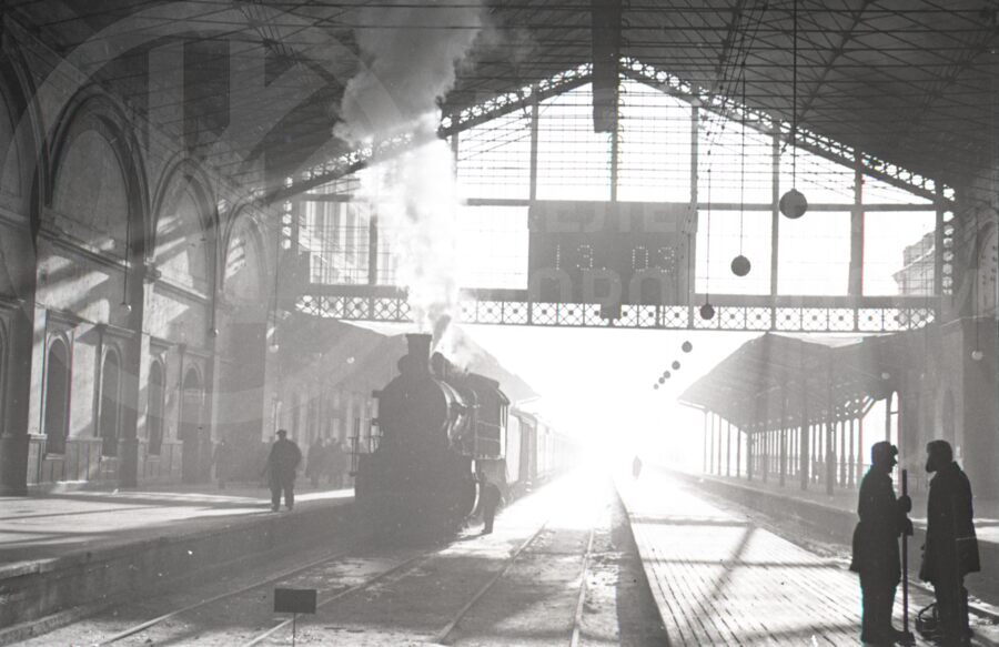Дебаркадер Московского вокзала. 1955 г.