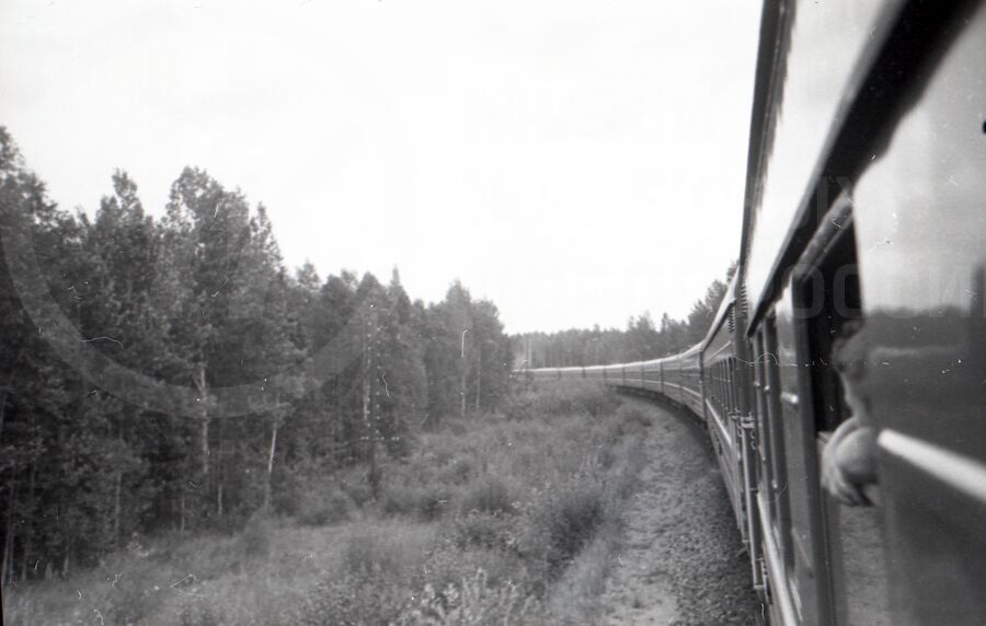 Фирменный поезд «Нева». 1961 г.