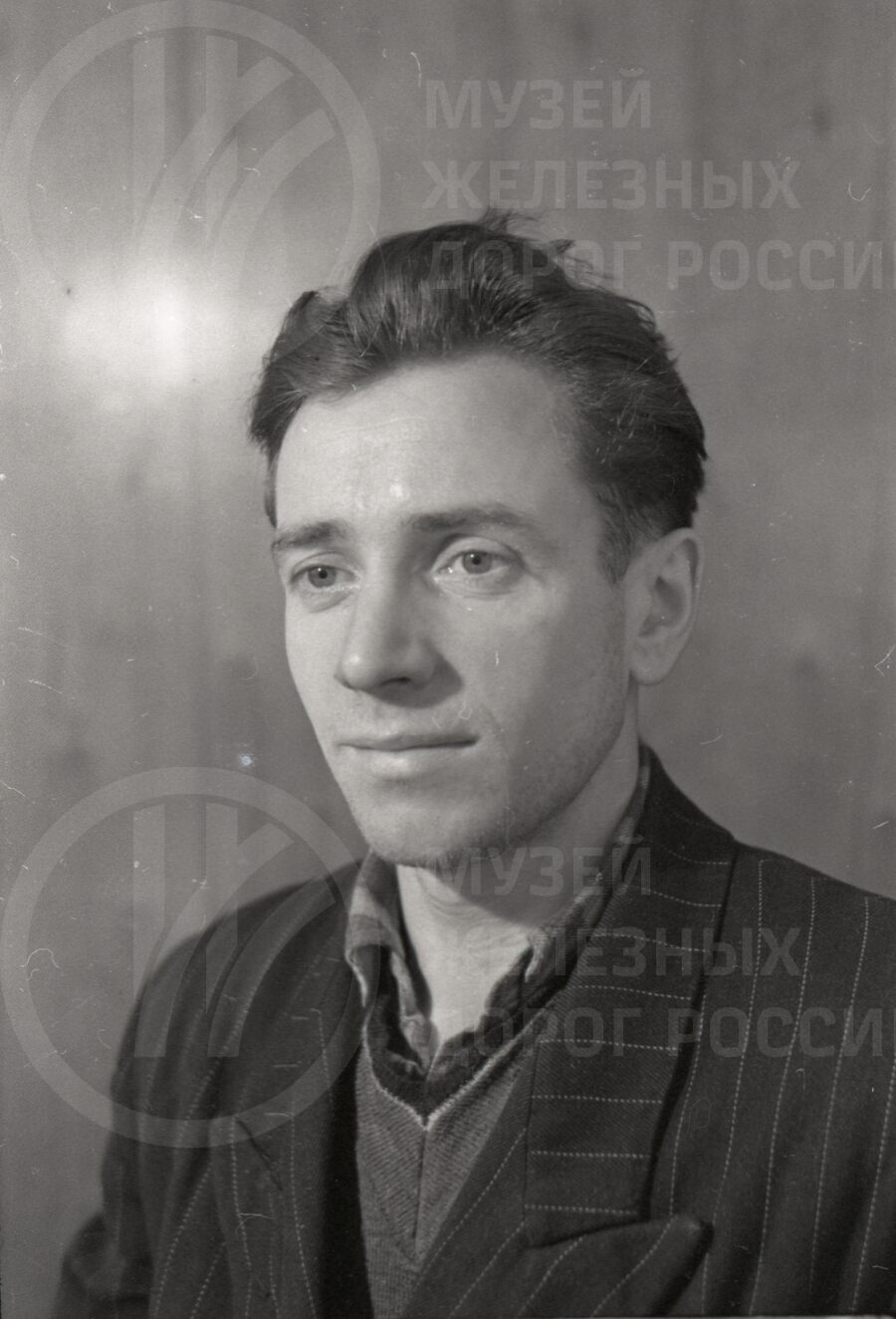 Б.П. Левичев. Машинист, кандидат в депутаты Ленинградского городского Совета. 1961 г.