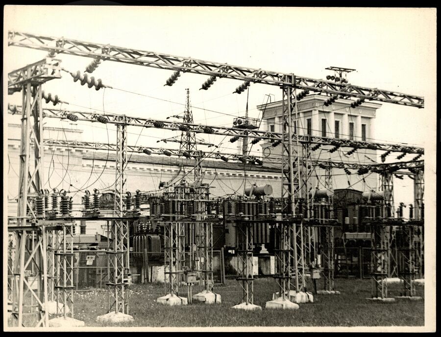 Тяговая подстанция Дюны. 1959 г.