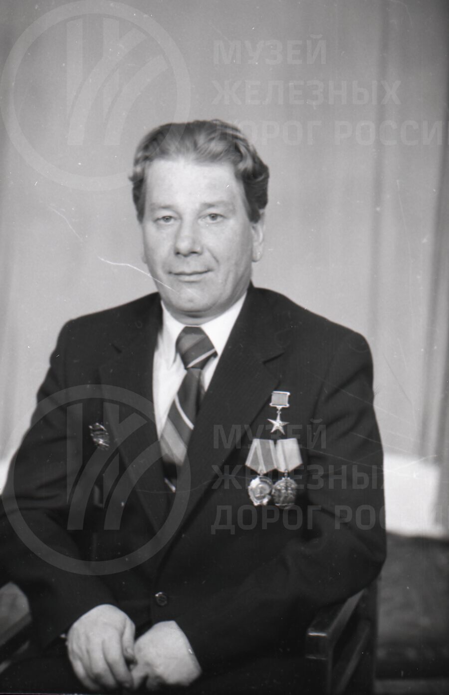 Е.Н. Касьянов. Составитель поездов станции Ленинград-Товарный-Витебский