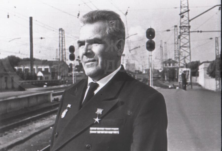 А.В. Соколов. Машинист локомотивного депо Ленинград-Финляндский