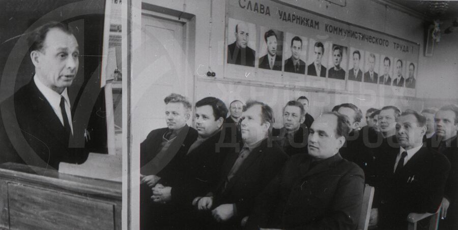 В школе передового опыта по экономии топлива. Депо Выборг
