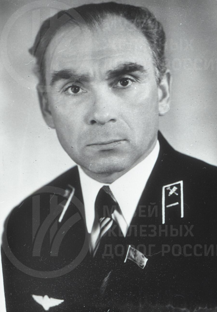 А.А. Соколов. Машинист дизель-поезда