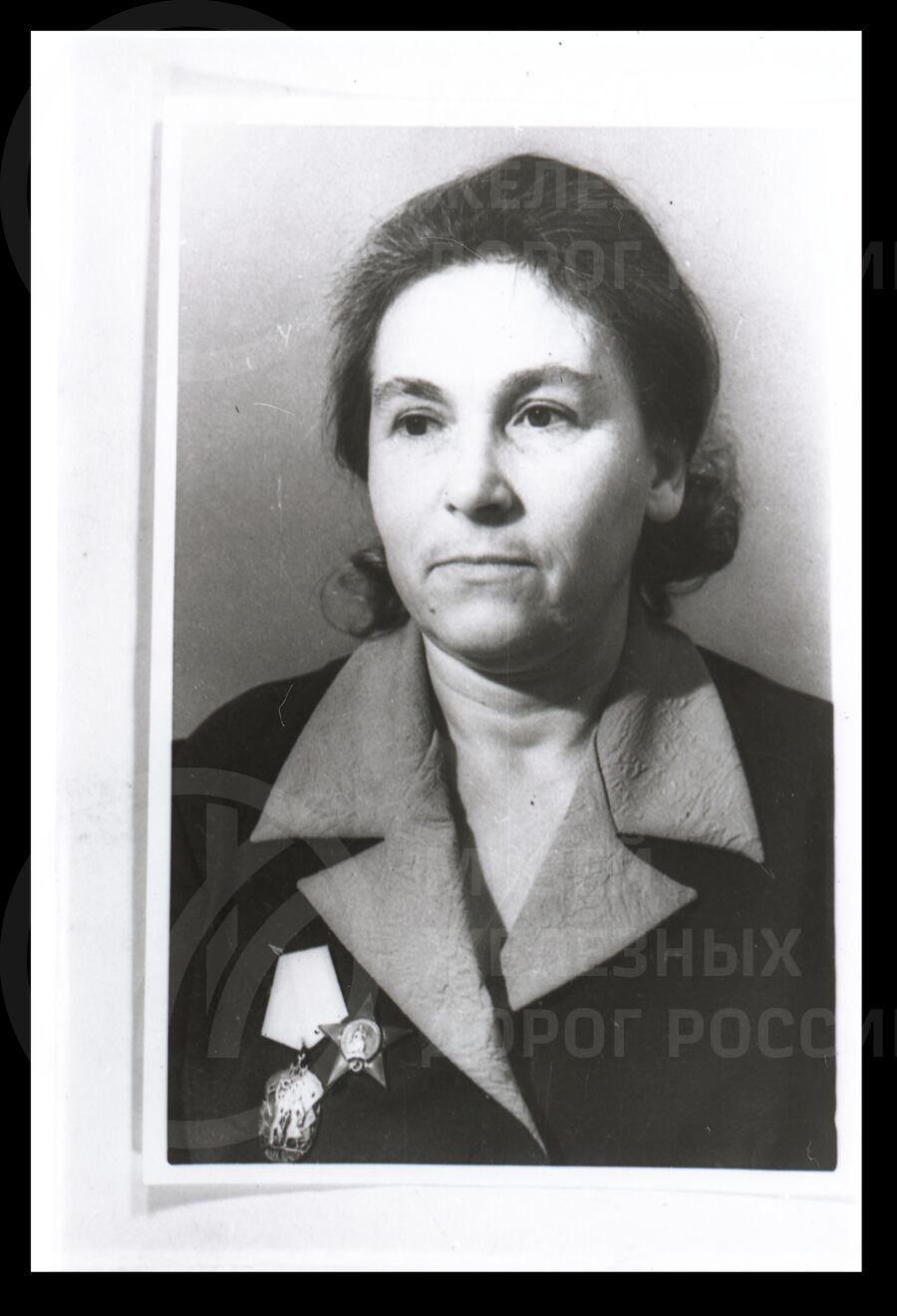 Н.А. Воробьева – электромеханик Ленинград–Финляндской дистанции сигнализации и связи