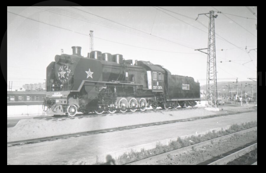 Паровоз-памятник серии СО17-2874