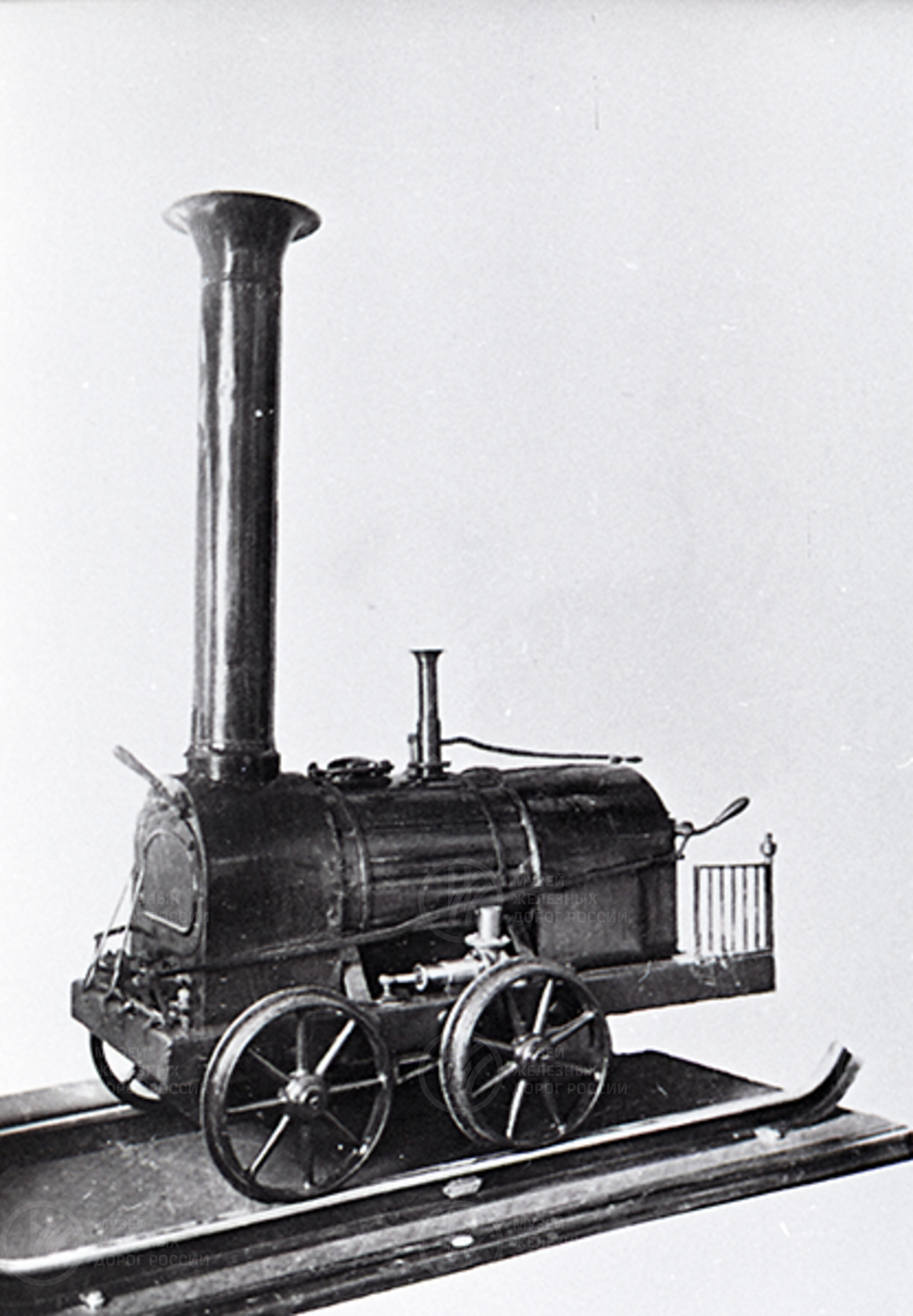 Модель паровоза Черепановых. 1903 г., изображение 1
