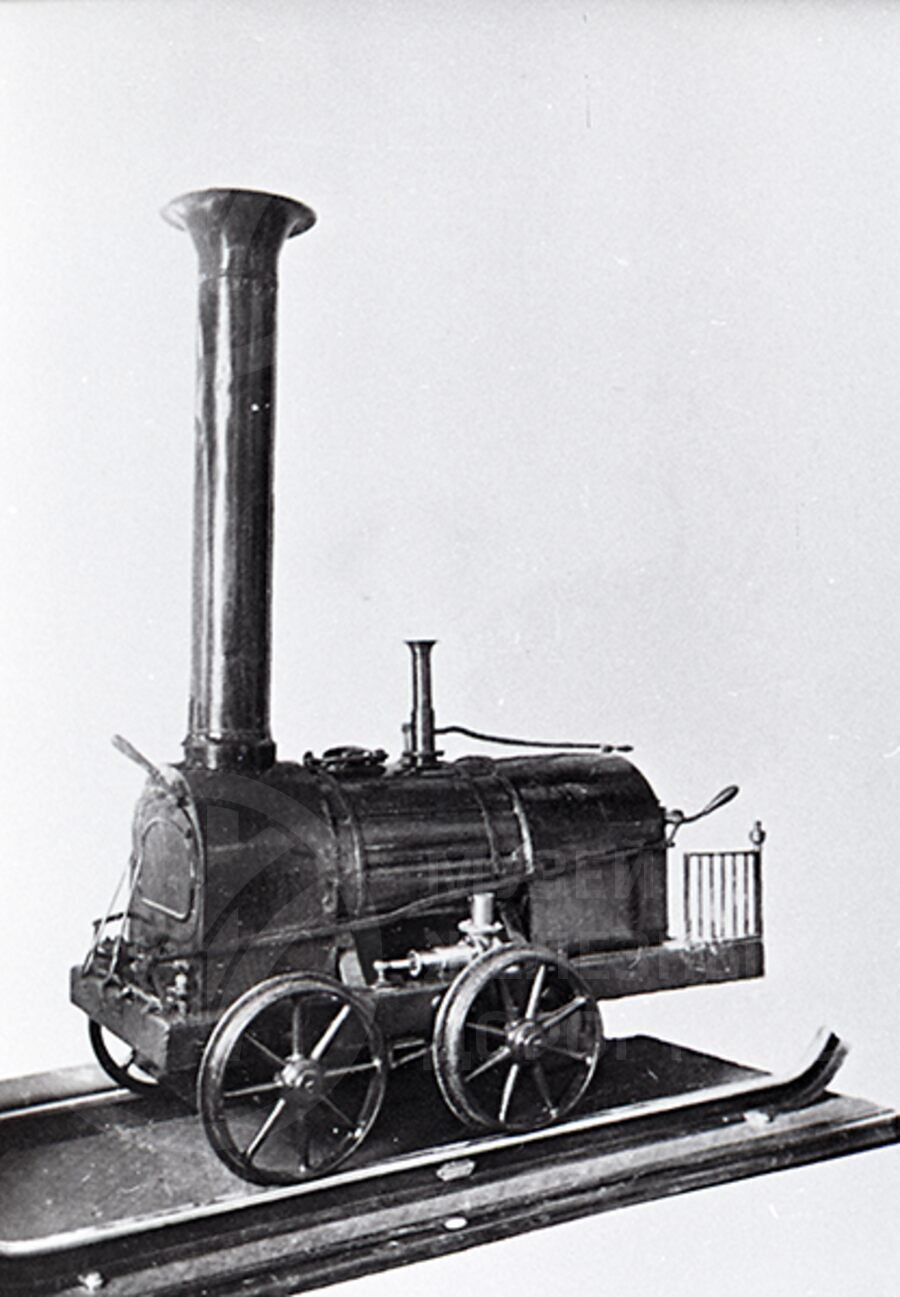 Модель паровоза Черепановых. 1903 г.