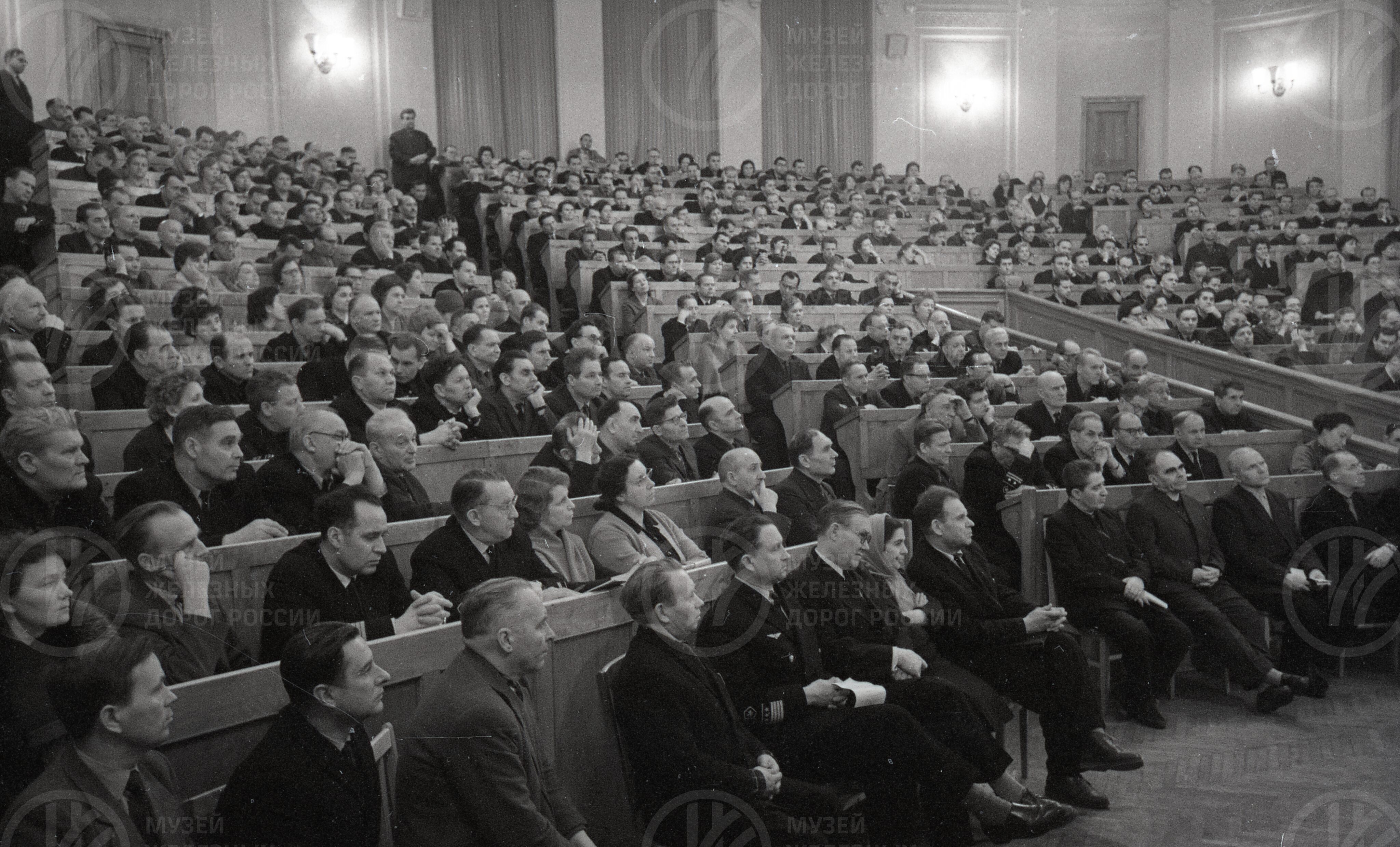 Лекция в аудитории П.К. Леменцука. Университет науки и техники. 1965 г., изображение 1