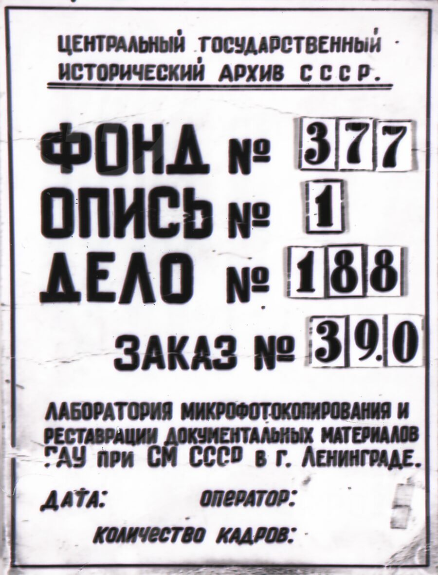План местности Царскосельской станции. 1881–1883 гг.