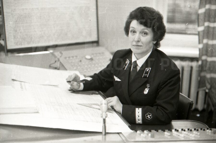 Л. Кочетова. Диспетчер Мурманского отделения. 1986–1987 гг.