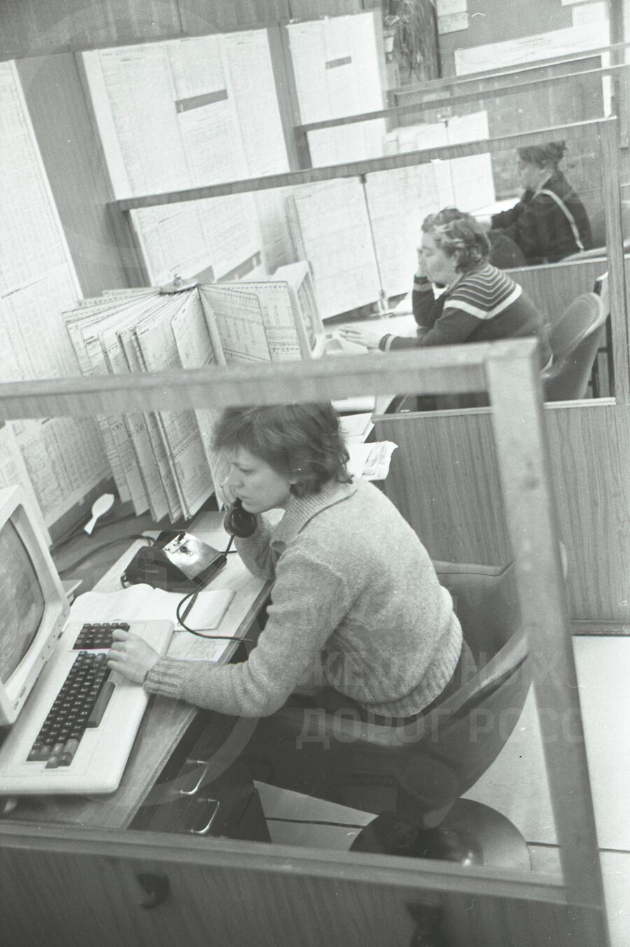 Информационный зал. Город Ленинград. 1986–1987 гг.