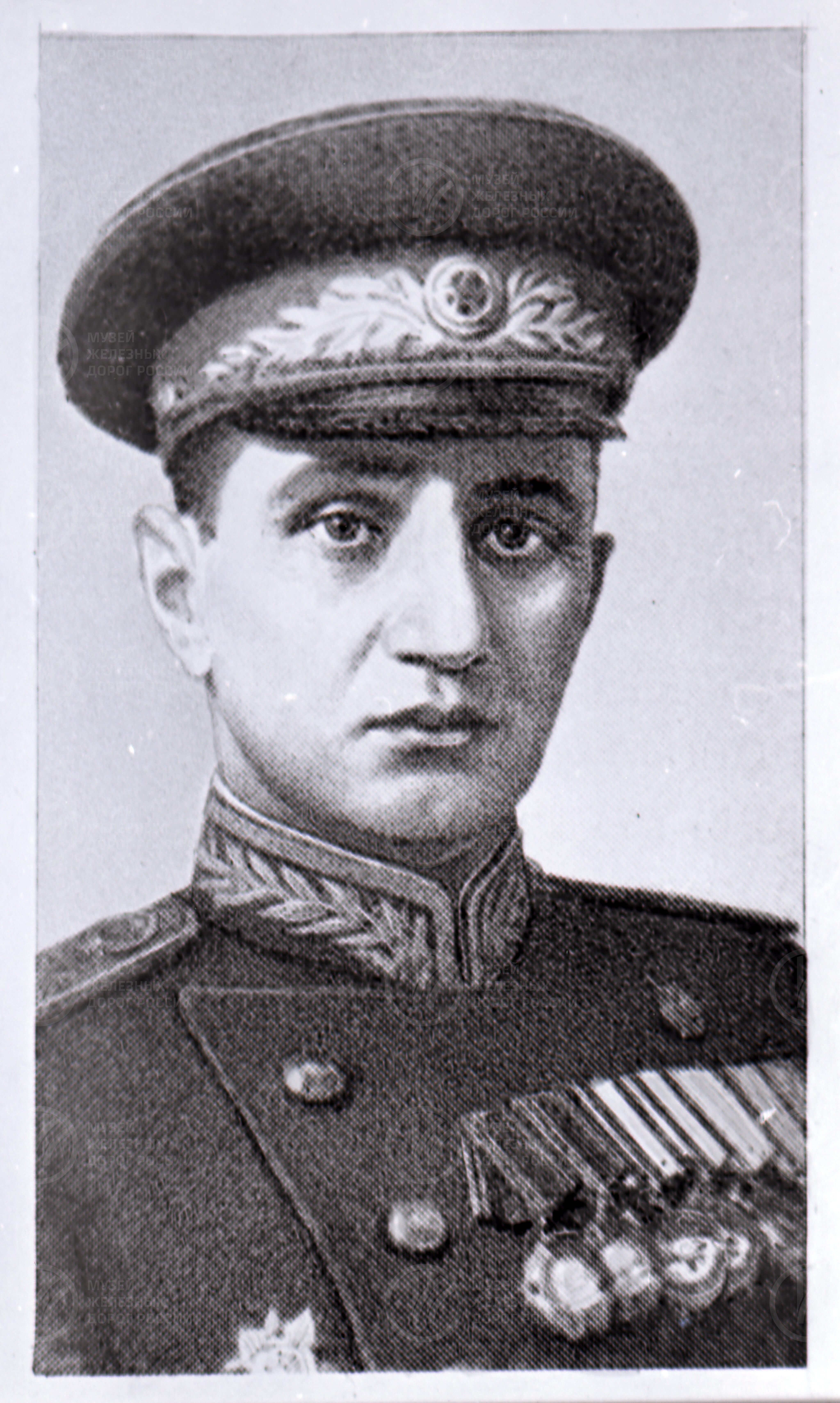В.Е. Матишев. Подполковник, командир 9-й железнодорожной бригады, изображение 1