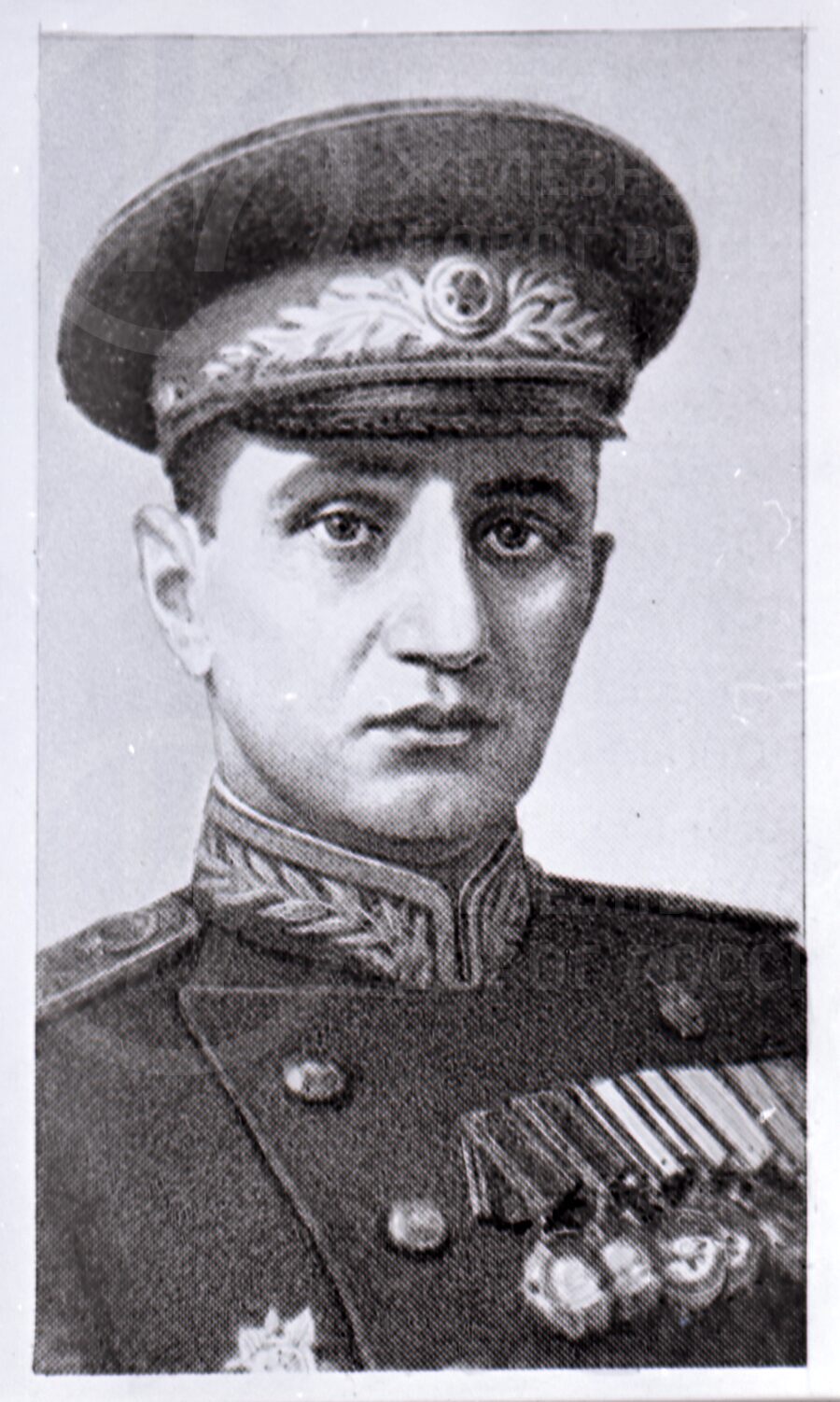 В.Е. Матишев. Подполковник, командир 9-й железнодорожной бригады