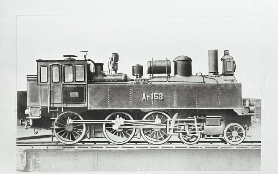 Паровоз 2-3-0 серии Ат. Построен на Путиловском заводе после 1912 г.
