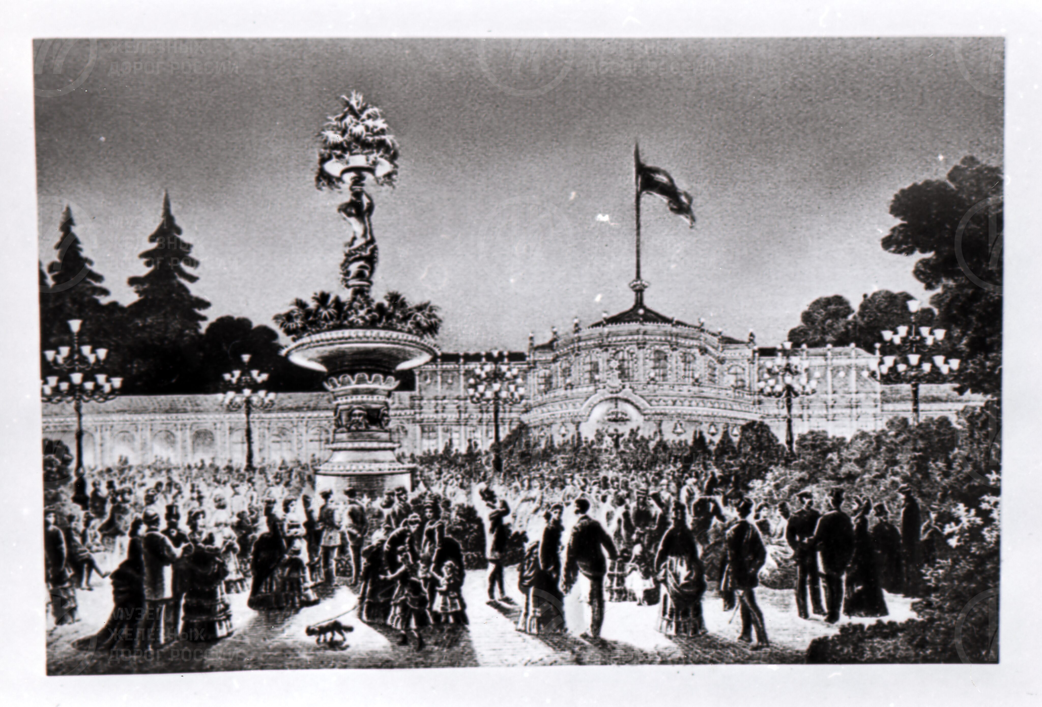 Павловский вокзал. 1972 г., image 1