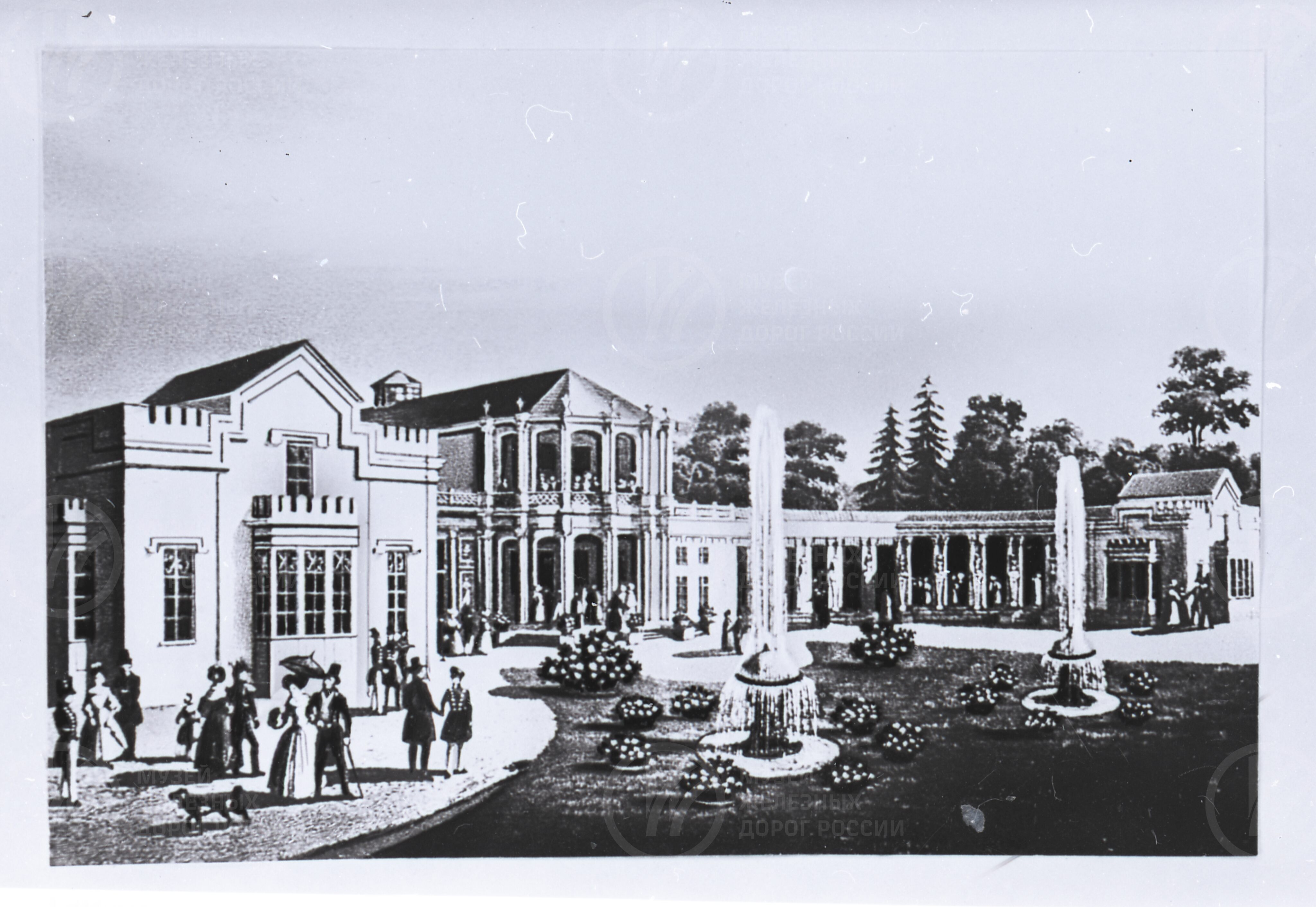 Павловский вокзал. 1838 г., изображение 1