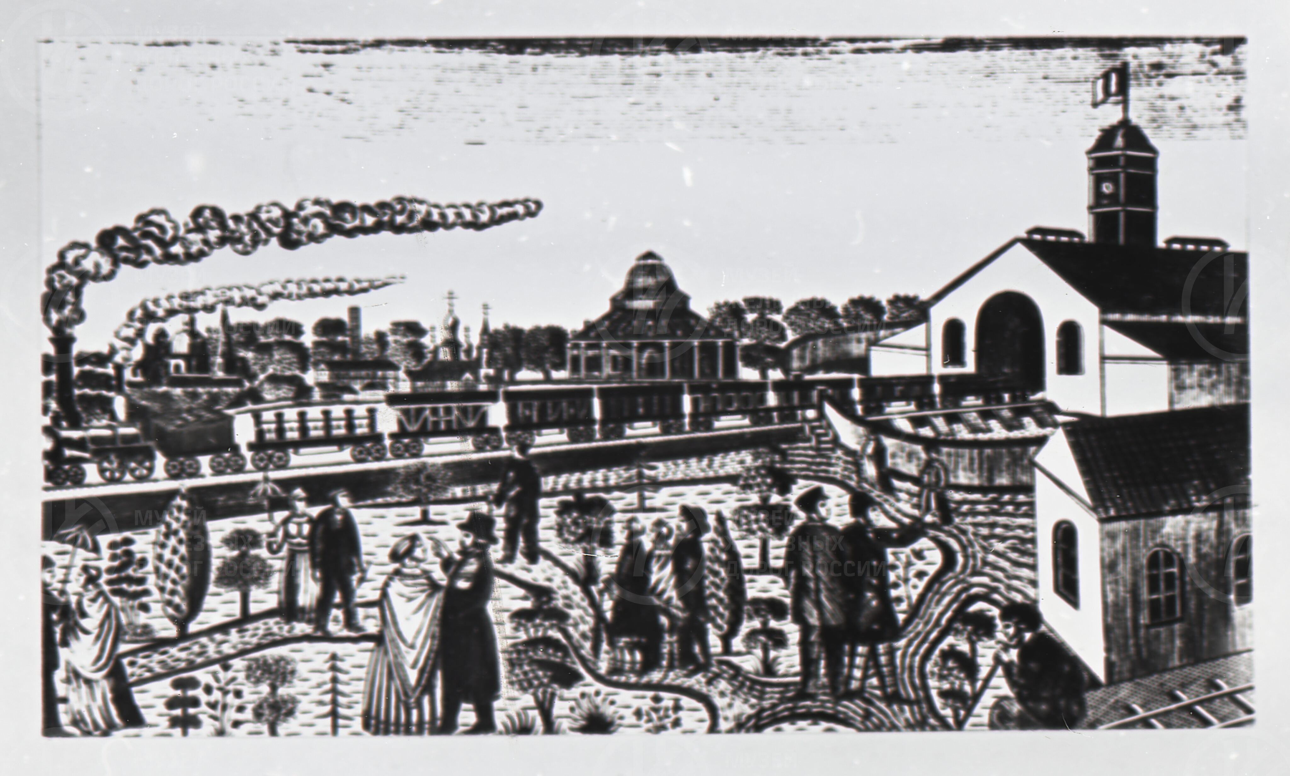 Лубок. Железная дорога, image 1