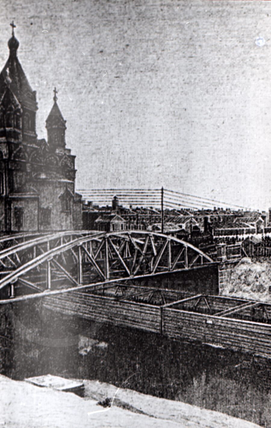 Съемка фермы старого моста через Обводный канал. 1900 г.