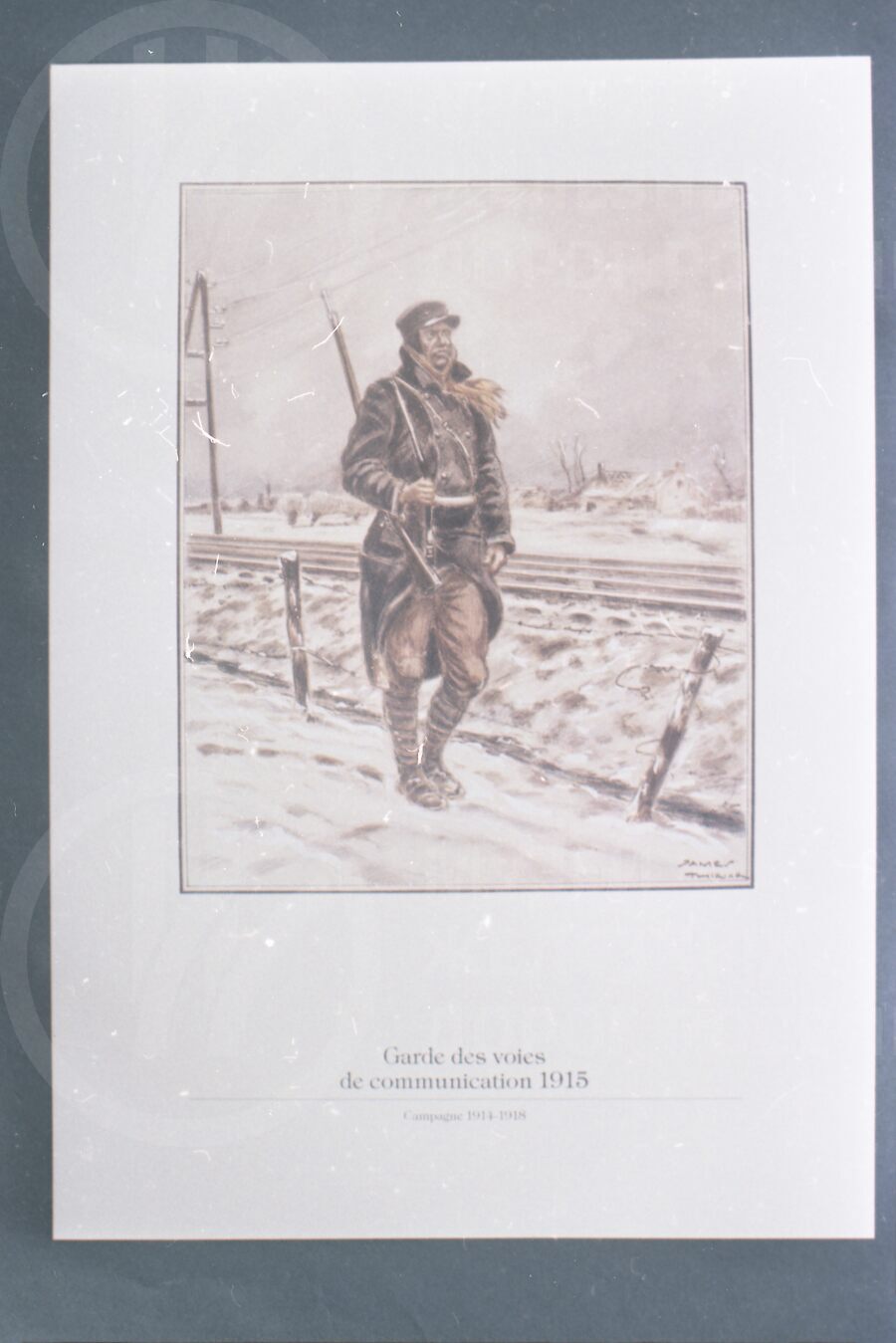 Путевой обходчик. 1915 г.