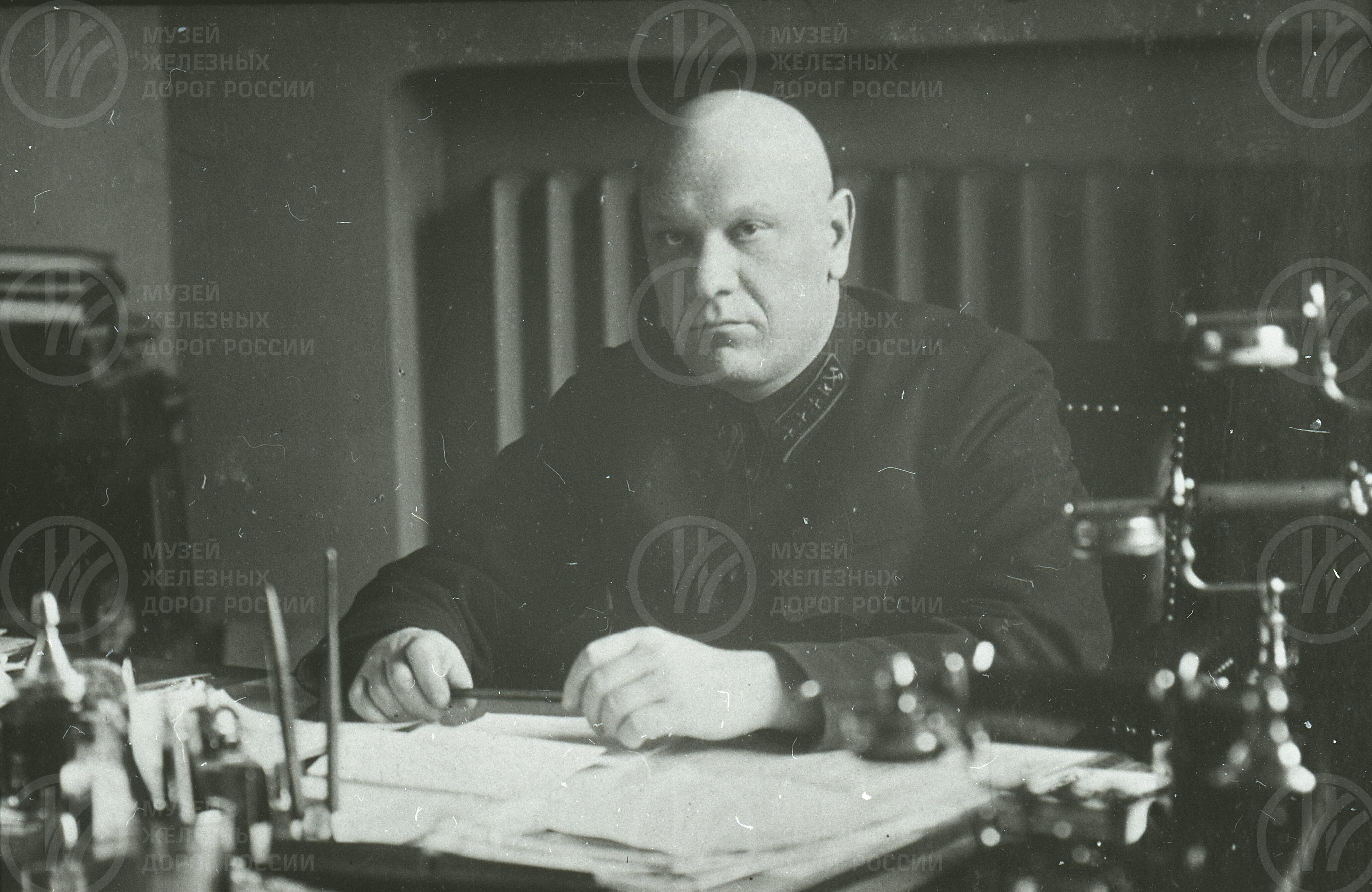 Г.А. Синев – начальник Октябрьской железной дороги. 1936 г., изображение 1
