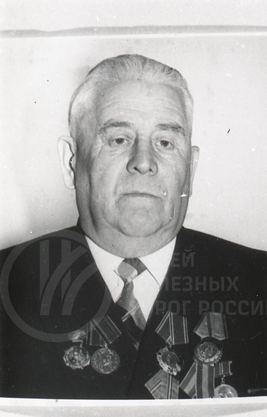Ф.Ф. Галанов – бывший начальник станции Новый Порт, ветеран, почетный железнодорожник