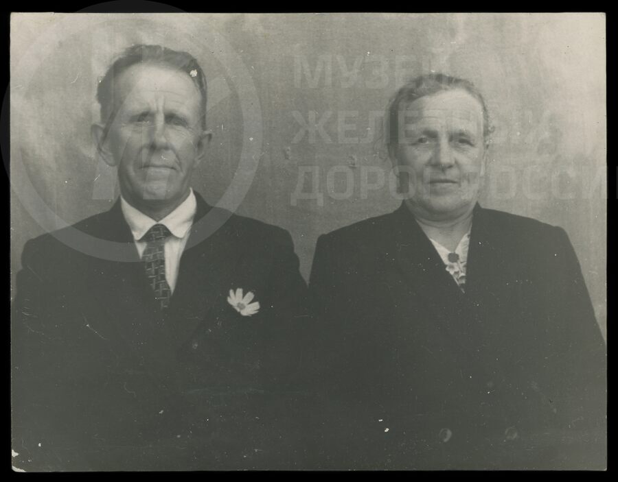 И.А.  Александров с женой. 1950–1961 гг.