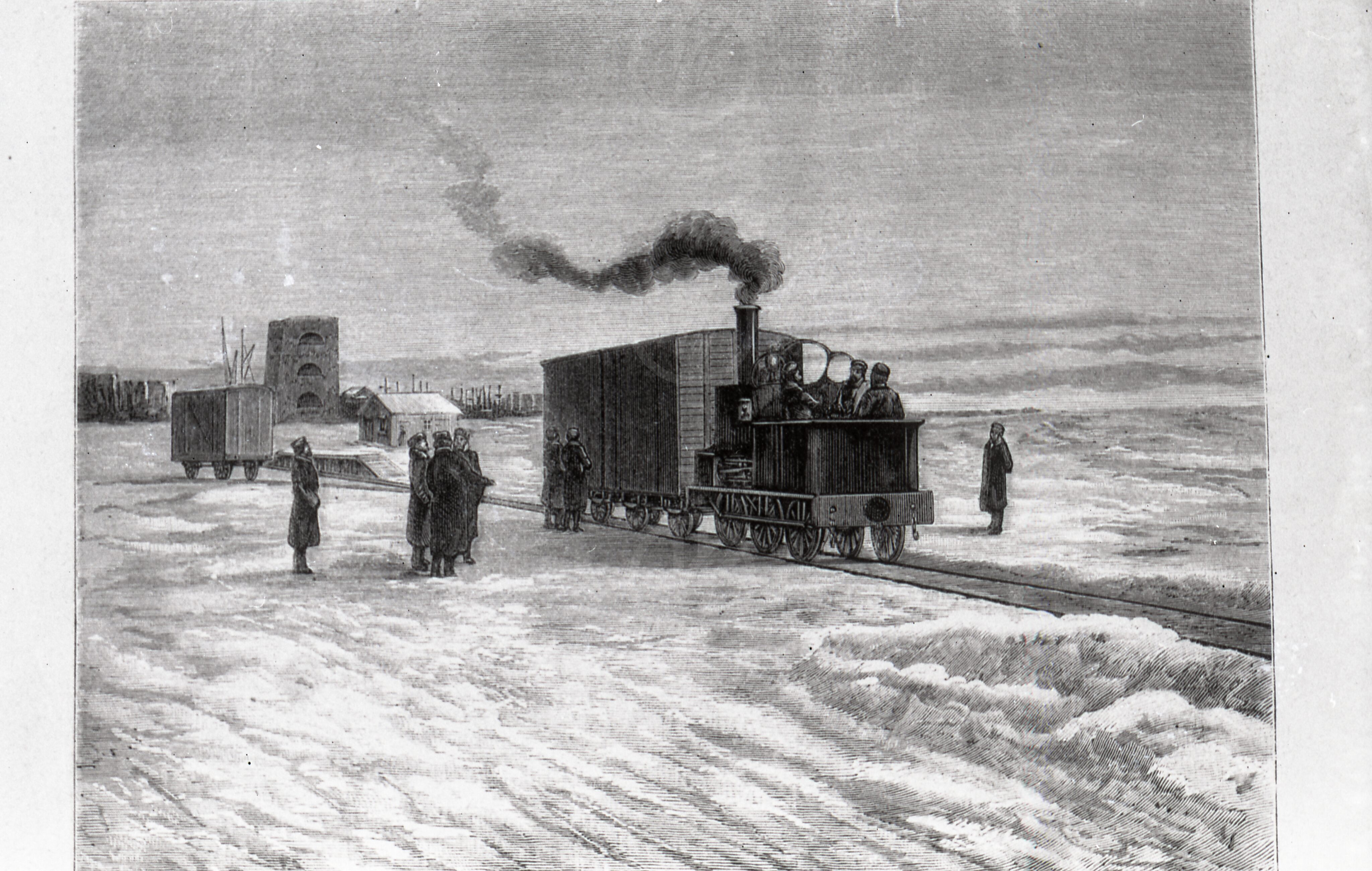 Железная дорога по льду, image 1