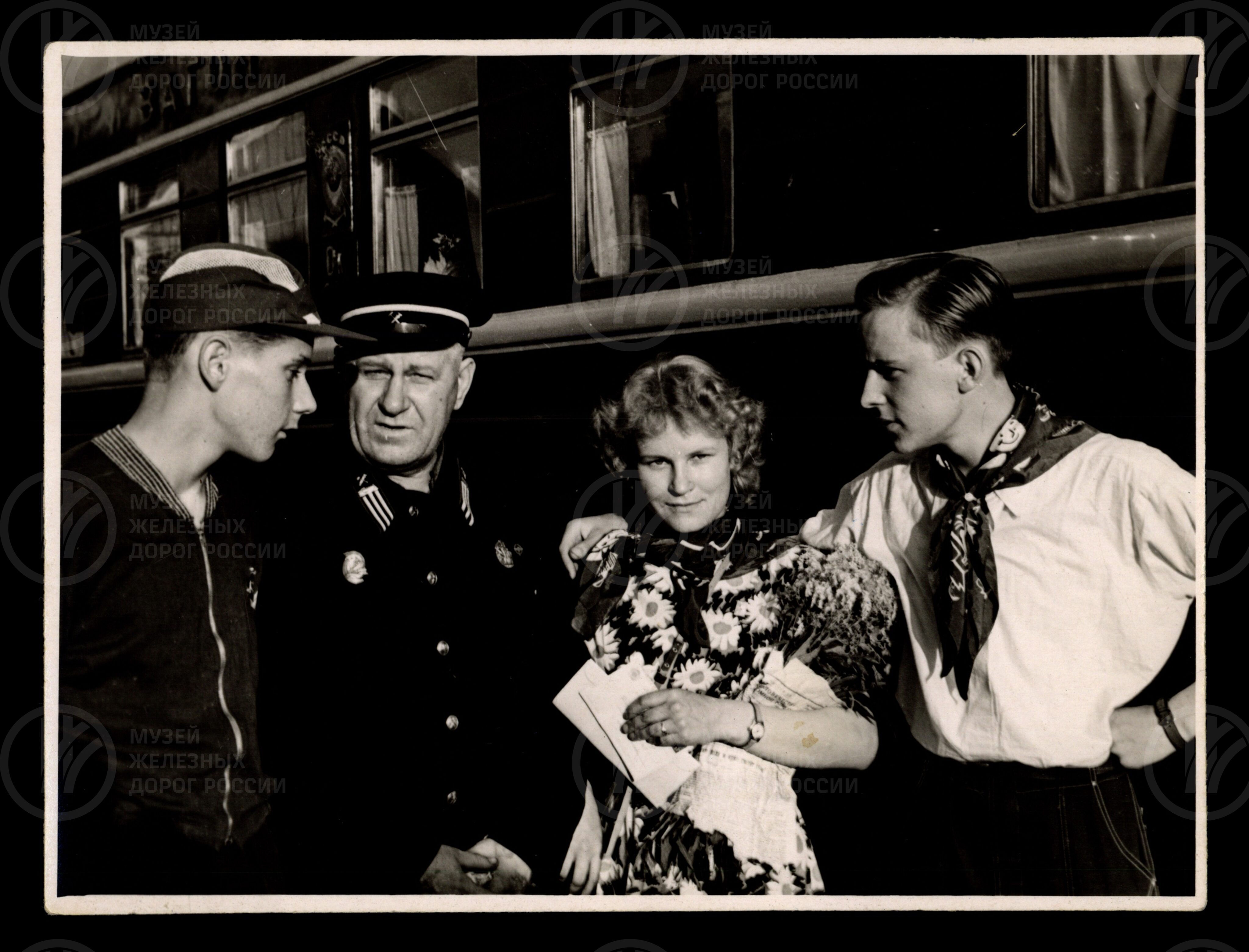 А.Д. Ландстрем – машинист-инструктор. 1950-е годы, изображение 3