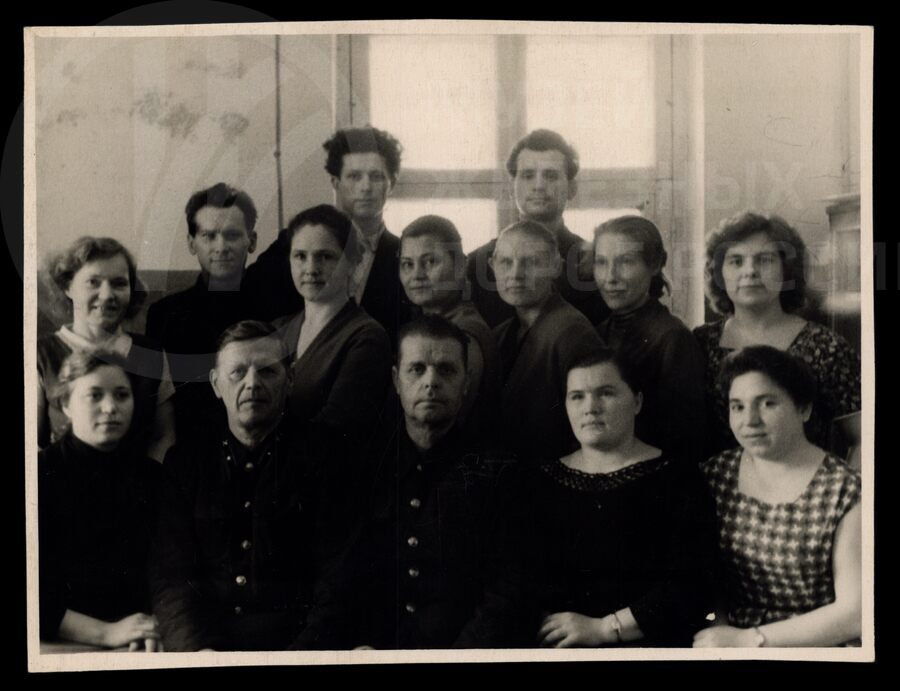 Коллектив ПУ станции Суккозеро. 1959–1960 гг.