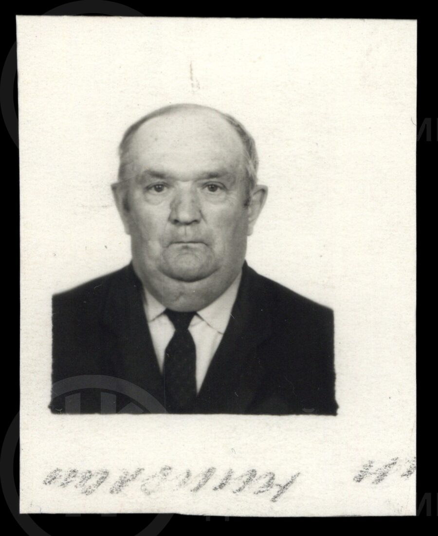 Ветеран труда Н.И. Малинин. 1970-е годы