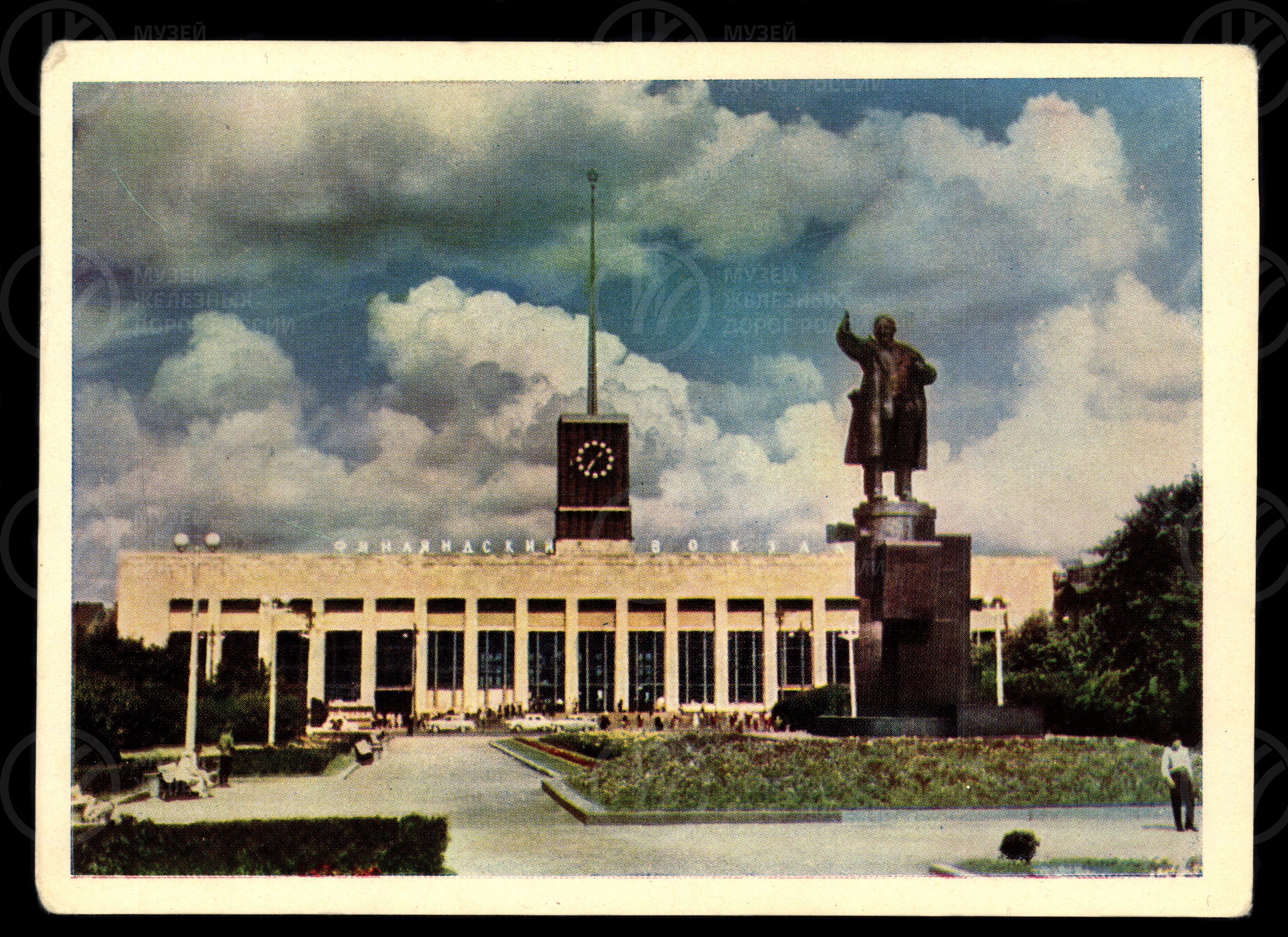 Памятник В.И. Ленину у Финляндского вокзала. Издательство 1964 г., image 1